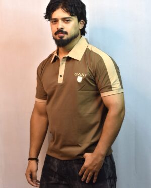 half sleeves men polo t shirt