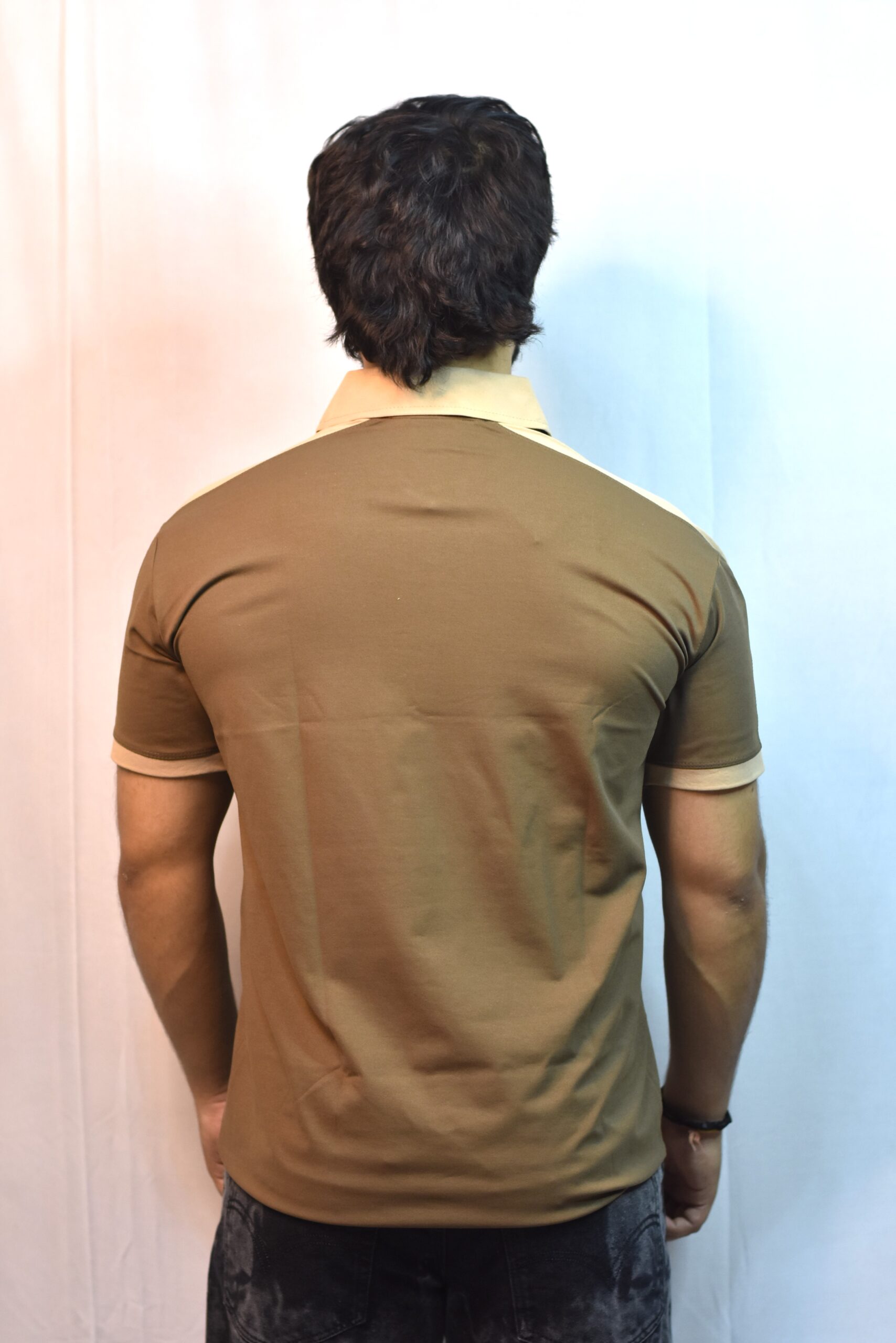 half sleeves men polo t shirt